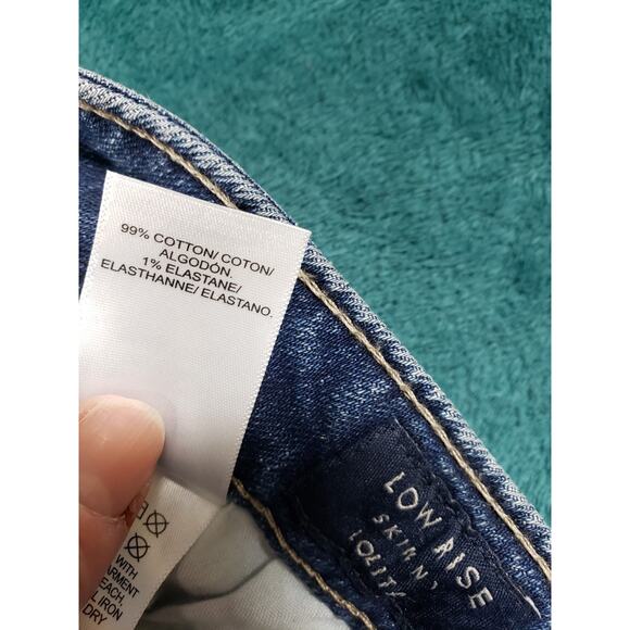 Lucky Brand Jeans Size 10 Womens Blue Stretch Pants Denim Low Rise Lolita Skinny - Picture 5 of 14